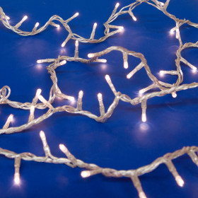 180 Λαμπάκια LED Επεκτεινόμενα Εσωτερικού Χώρου 6.5 m - Λευκό Θερμό