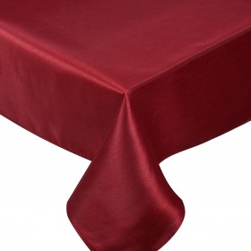 Χριστουγεννάτικο Διακοσμητικό Τραπεζομάντηλο Κόκκινο Γυαλιστερό 180x140cm