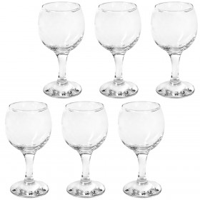 Ποτήρι Κρασιού Γυάλινο 210 ml. - 6 τμχ. 