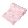 Κουβέρτα Βρεφική για Κορίτσι Velvet Ροζ Αρκουδάκι Διπλής Όψης 100x75cm