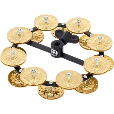 Meinl Headliner Series Μαύρο Μεταλλικό Ντέφι Hi-Hat με Διπλή Σειρά ΖίλιεςΚωδικός: HTHH2B-BK 