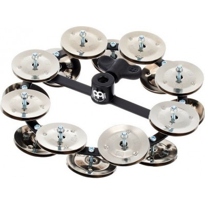 Meinl Headliner Series Μαύρο Μεταλλικό Ντέφι Hi-Hat με Διπλή Σειρά ΖίλιεςΚωδικός: HTHH2BK 