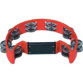 Gewa Jingle Wreath Half Moon Κόκκινο Πλαστικό Ντέφι Χειρός με Διπλή Σειρά ΖίλιεςΚωδικός: 841.542  Gewa Jingle Wreath Half Moon Κόκκινο Πλαστικό Ντέφι Χειρός με Διπλή Σειρά ΖίλιεςΚωδικός: 841.542