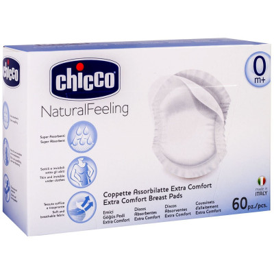 Επιθέματα Στήθους Λευκά CHICCO - 60 τμχ.