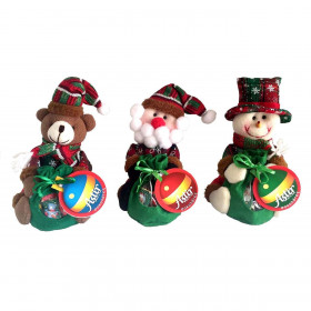 Χριστουγεννιάτικα Σοκολατάκια με Πραλίνα Φουντουκιού &amp Λούτρινη Θήκη με Σχέδιο 100g - Astir