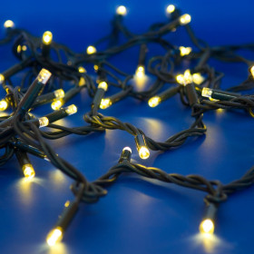 100 Λαμπάκια LED Eπεκτεινόμενα 6 m - Λευκό Θερμό