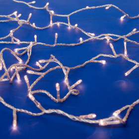 160 Λαμπάκια LED Επεκτεινόμενα 13 m - Λευκό Θερμό