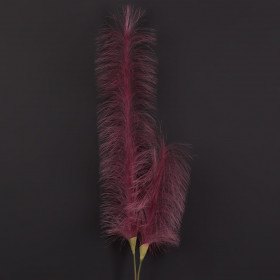 Κλαδί Φτερό Διακοσμητικό Pampas Μωβ 123 cm