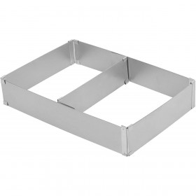 Τσέρκι Ψησίματος Μεταλλικό Ρυθμιζόμενο Παραλληλόγραμμο με Διαχωριστικά