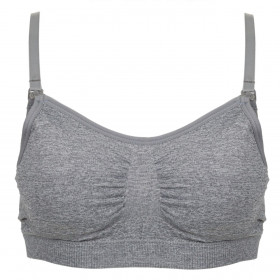 Σουτιέν Εγκυμοσύνης και Θηλασμού Γκρι Μελανζέ Seamless