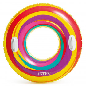 Κουλούρα Φουσκωτή Πολύχρωμη με Χερούλια 91 cm - Intex