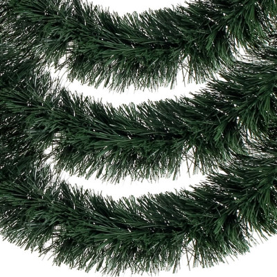 Χριστουγεννιάτικη Τρέσα Πράσινη Tinsel 3 m x 10.5 cm