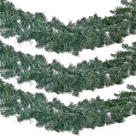 Χριστουγεννιάτικη Διακοσμητική Γιρλάντα Πράσινη 2.7mx10cm