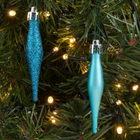 Σετ Χριστουγεννιάτικα Στολίδια Σταλακτίτες Τυρκουάζ Ματ Glitter 8 cm - 18 τμχ. Σετ Χριστουγεννιάτικα Στολίδια Σταλακτίτες Τυρκουάζ Ματ Glitter 8 cm - 18 τμχ.