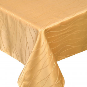 Χριστουγεννιάτικο Διακοσμητικό Τραπεζομάντηλο Χρυσό 240x140cm