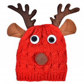 Χριστουγεννιάτικο Πλεκτό Σκουφί Τάρανδος Χριστουγεννιάτικο Πλεκτό Σκουφί Τάρανδος