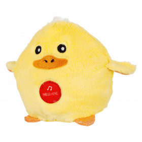 Λούτρινη Κοτόπουλο Κίτρινο με Ήχο 12cm