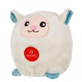 Λούτρινο Πρόβατο Λευκό με Ήχο 12cm