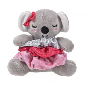 Λούτρινο Κοάλα Γκρι &amp 3 Scrunchies Μαλλιών 13cm