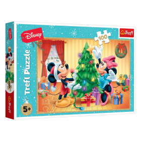 Χριστουγεννιάτικο Παζλ Mickey & Minnie στο Χριστουγεννιάτικο Δέντρο (100 κομμάτια) - Trefl Χριστουγεννιάτικο Παζλ Mickey & Minnie στο Χριστουγεννιάτικο Δέντρο (100 κομμάτια) - Trefl