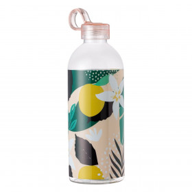 Παγούρι Αθλητικό Πλαστικό με Λαβή Τύπωμα Φύλλα  1lt