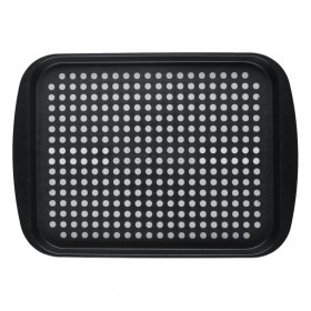 Δίσκος Σερβιρίσματος Μαύρος Πουά Αντιολισθητικός 44x32x3 cm