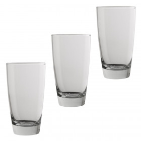 Ποτήρι Νερού Γυάλινο Διάφανο 485 ml - 3 τμχ.