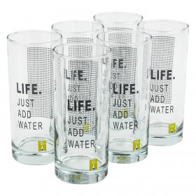 Ποτήρι Νερού Γυάλινο 270 ml. - 6 τμχ.