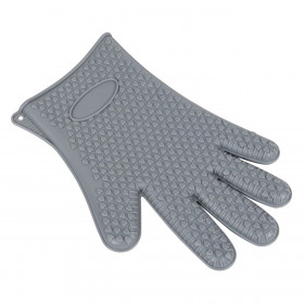 Γάντι Σιλικόνης Γκρι Καρδιές