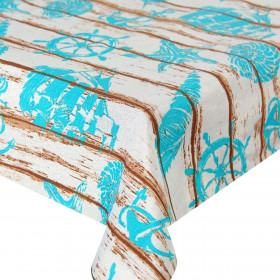 Τραπεζομάντηλο Υφασμάτινο Όστρακα 140x180 cm Τραπεζομάντηλο Υφασμάτινο Όστρακα 140x180 cm
