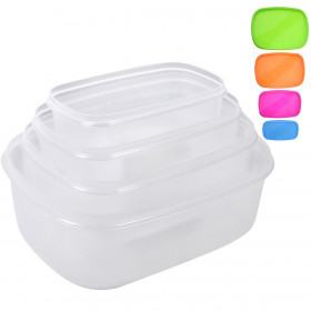 Φαγητοδοχεία Διάφανα (Διάφορα Μεγέθη) - 4 τμχ.