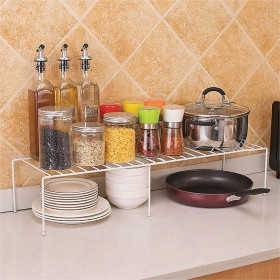 Ράφι Οργάνωσης Επεκτεινόμενο Λευκό 38x26x13.5 cm