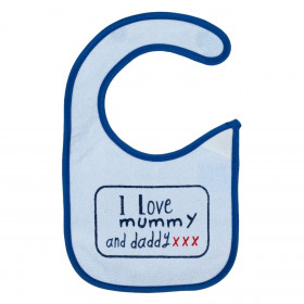 Σαλιάρες για Νεογέννητο Σιέλ με Τύπωμα - 4 τμχ.