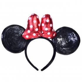 Αποκριάτικη Στέκα Ποντικάκι Αυτιά Γίγας Φιόγκος