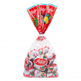 Χριστουγεννιάτικα Σοκολατάκια Άγιος Βασίλης με Πραλίνα Φουντουκιού 220g - Astir