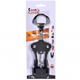 Τιρμπουσόν Μεταλλικό Μαύρο 18 cm