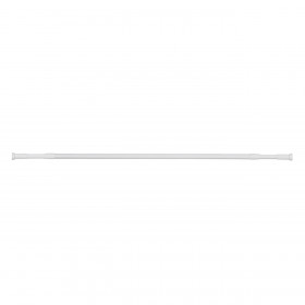 Βέργα Κουρτίνας Μπάνιου Λευκή Επεκτεινόμενη 115-210cm