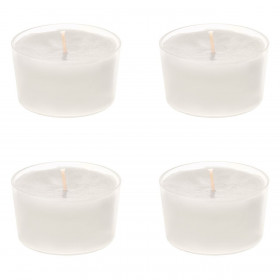 Κεριά Ρεσώ Λευκά Άρωμα Ocean 5.5x3cm - 4 τμχ.