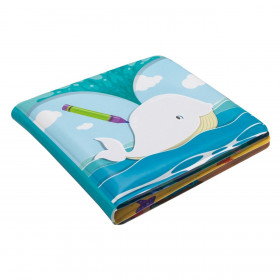 Μαγικό Βιβλίο Μπάνιου με Εφέ Νερού &amp Ήχο &quotΘαλάσσια Ζώα&quot 15x13cm