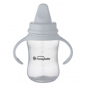 Εκπαιδευτικό Μπουκάλι 3 Σταδίων Διάφανο 250ml - Honey Baby