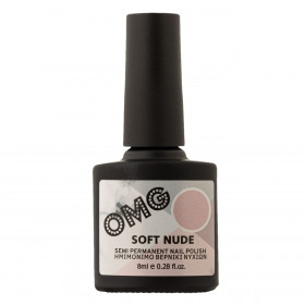 Ημιμόνιμο Βερνίκι Soft Nude - 8 ml