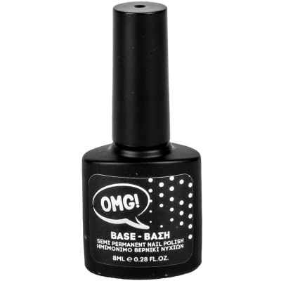 Ημιμόνιμο Βερνίκι Διαφανές Βάση - 8 ml