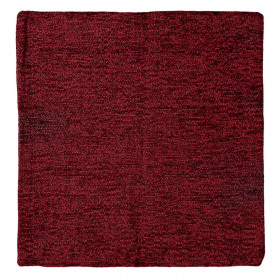 Θήκη Μαξιλαριού Χειμερινής Διακόσμησης Σενίλ Μπορντό 40x40 cm