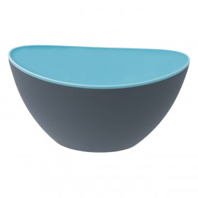  Μπολ Σερβιρίσματος Πλαστικό Στρογγυλό Γόνδολα Γκρι Τυρκουάζ 3.5 lt