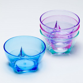 Μπολ Παγωτού Πλαστικά Χρωματιστά 300 ml - 4 τμχ. Μπολ Παγωτού Πλαστικά Χρωματιστά 300 ml - 4 τμχ.