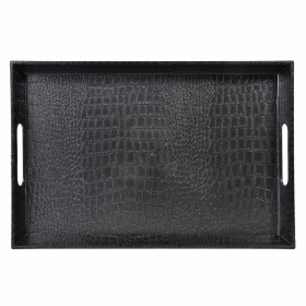 Δίσκος Σερβιρίσματος Μαύρος 38x25