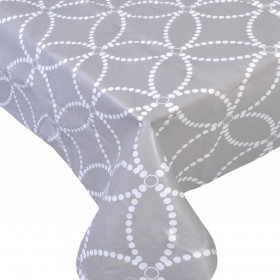 Τραπεζομάντηλο Πλαστικοποιημένο Γκρι 180x140cm