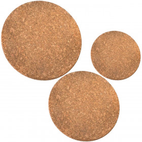 Βάσεις Σκευών Φελλός (διάφορα μεγέθη) - 3 τμχ.