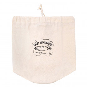 Υφασμάτινη Θήκη για Ψωμί &amp Μπισκότα Μπεζ 31x32 cm