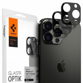 Spigen Optik.Tr Camera Lens Protector 2τμχ Graphite (iPhone 13 Pro / 13 Pro Max) Spigen Optik.Tr Camera Lens Protector 2τμχ Graphite (iPhone 13 Pro / 13 Pro Max)